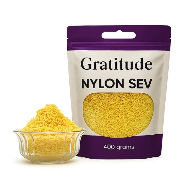 Gratitude Nylon Sev – Authentic Surat Farsan Crispy Besan Snack