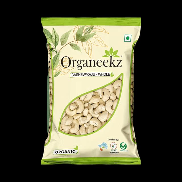 Organeekz Organic Cashew /Kaju Whole