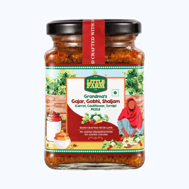 The little Farm Co. Mixed Gobhi Gajjar Shalgum Pickle