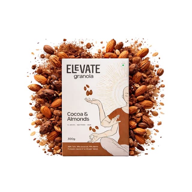 Elevate Cocoa & Almond High protein Granola