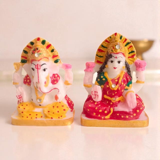 Maa Lakshmi Ganesha Idol for Pooja Mandir