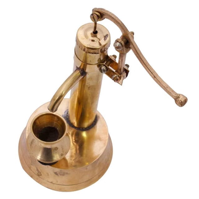 Handicrafts Gift House Valentine Gifts New Home Decor Unique Design Brass Handpump Showpiece 175