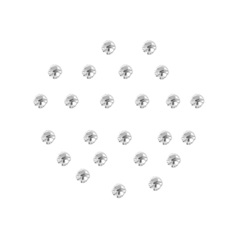 Roop Sagar Stone Bindi (2 mm, Silver)
