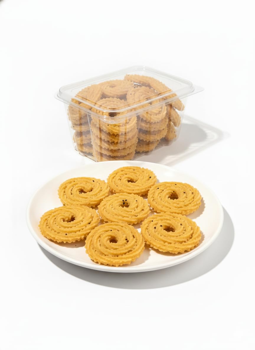 CM Sweets Chakli (Rice Murukk, chakkuli, Dantkali, chakralu, chakri) – Crispy Kerala Ari Murukku