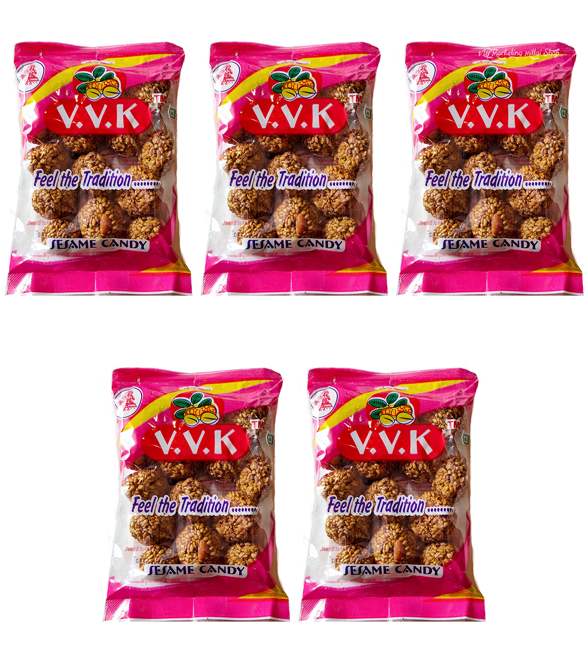 V.V.K.Sweets Kovilpatti White Sesame Candy Balls