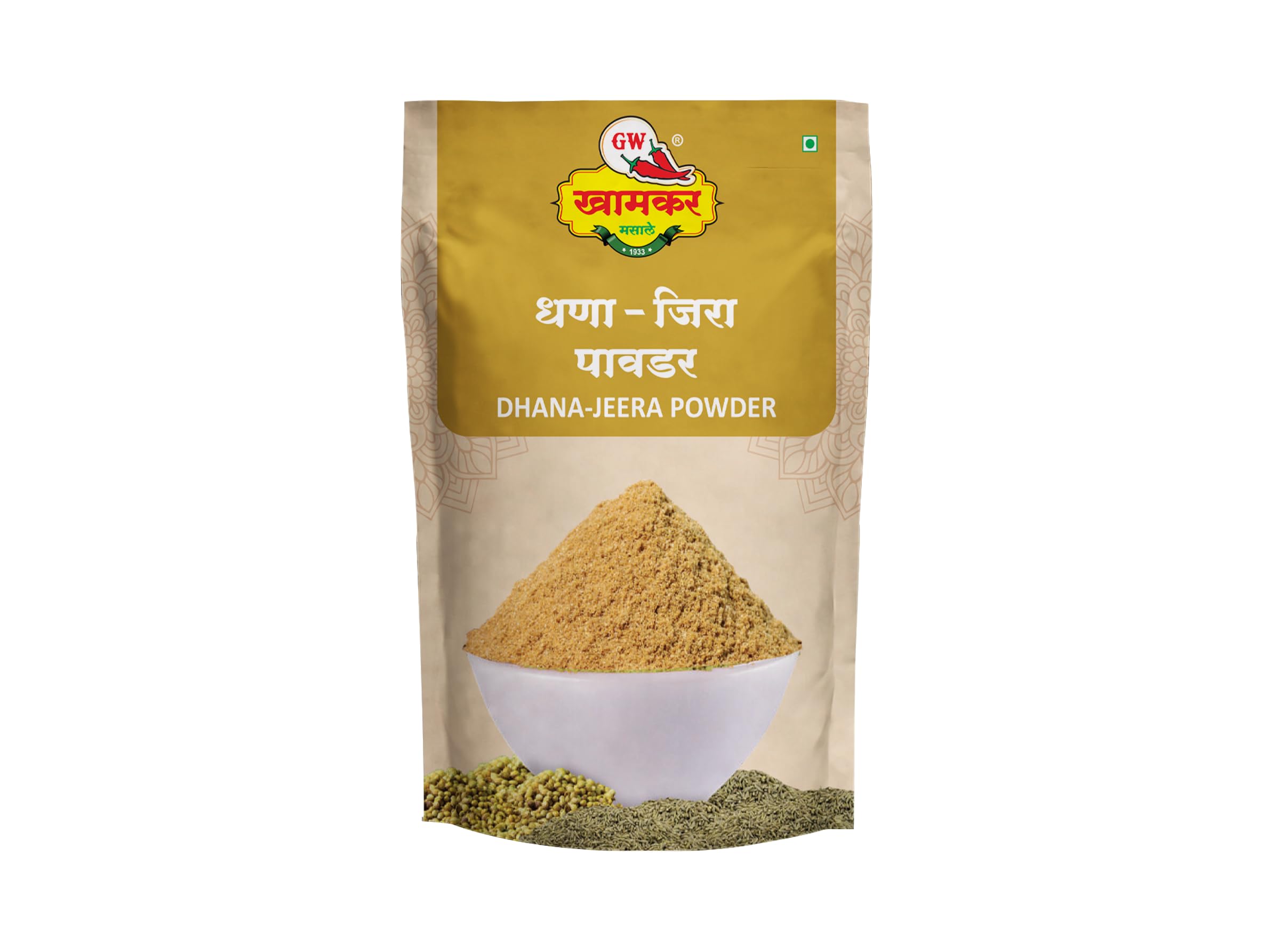 G W Khamkar Special Dhana Jeera Powder, Dhania- Jeera Powder, Coriander, Cumin Powder, Perfectl Mixture