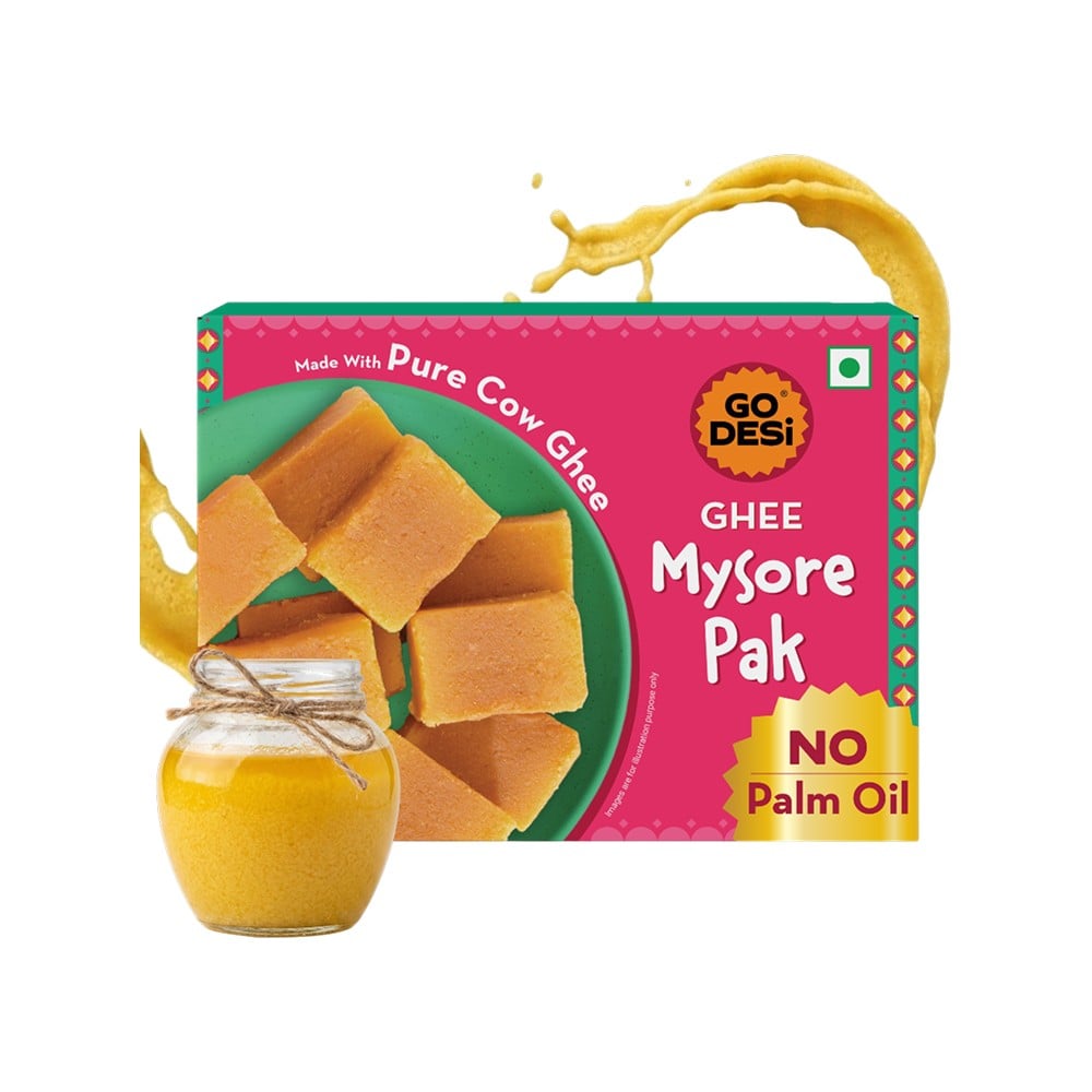 Pure Cow Ghee Mysore Pak by GO DESi