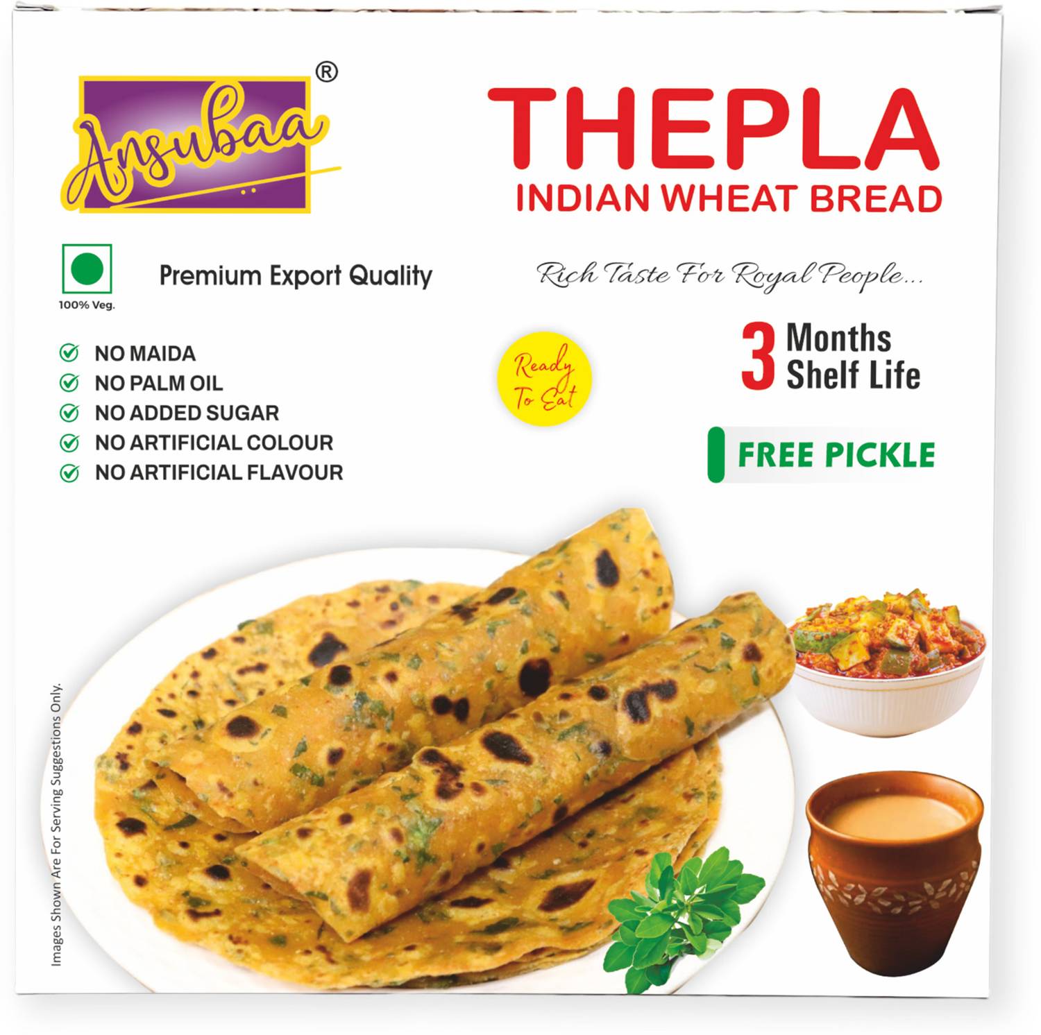 Ansubaa Methi Masala Thepla