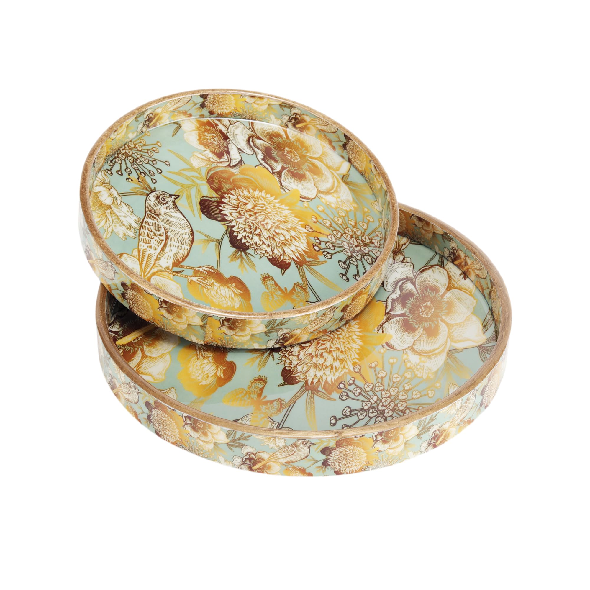 MDF Round Wooden Serving Tray