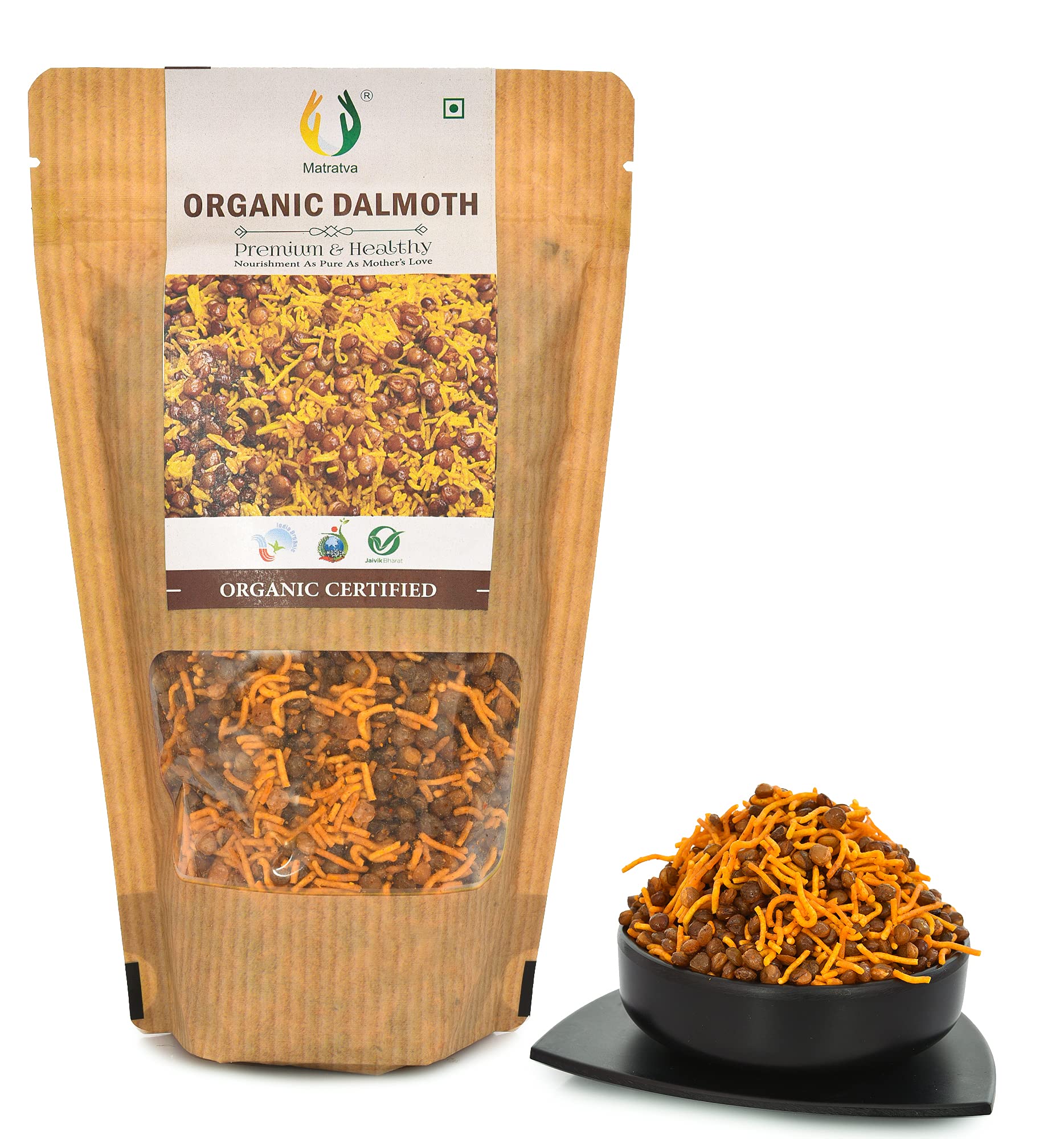 Matratva Organic Dal Moth Namkeen–