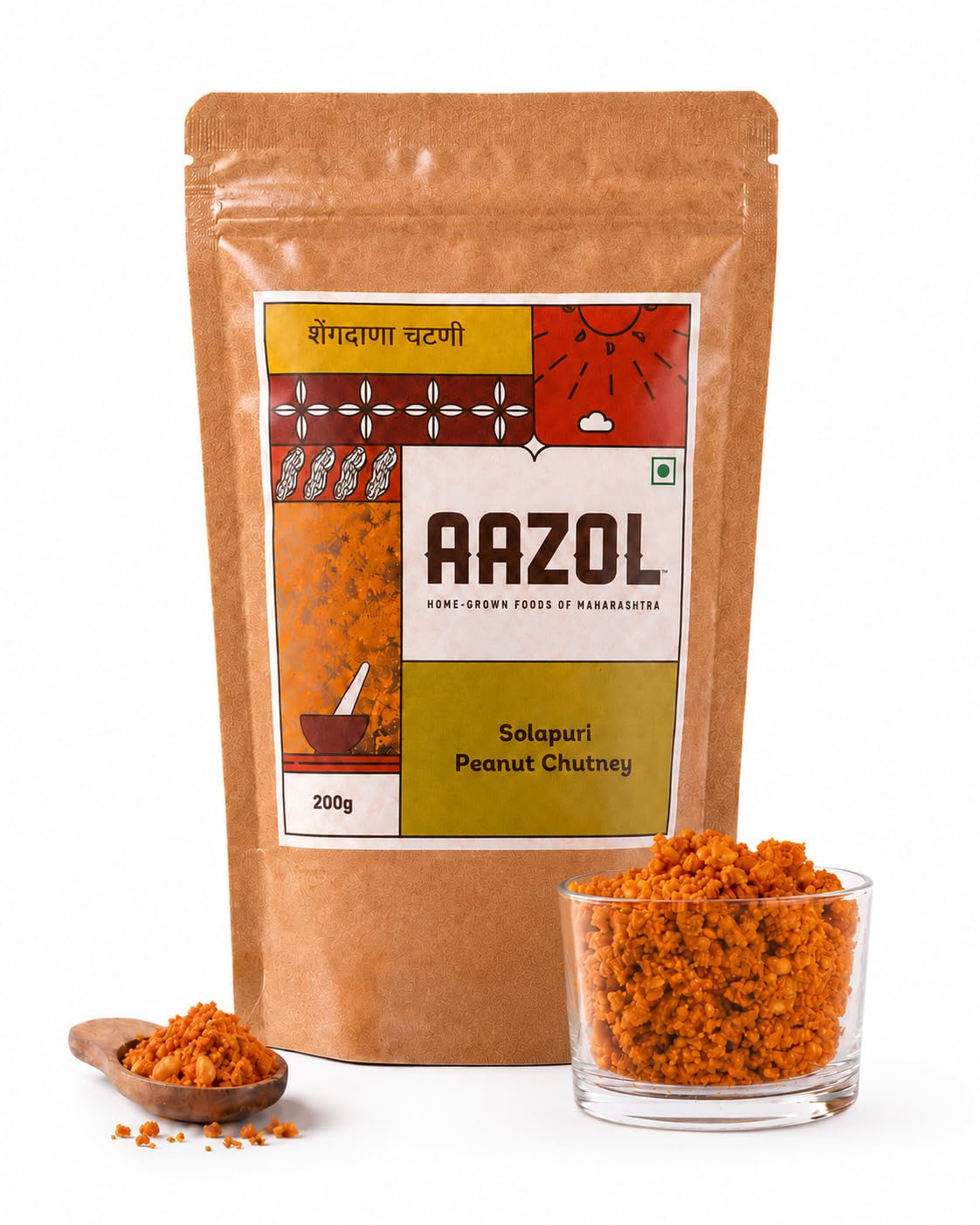 Aazol Solapuri Peanut Chutney