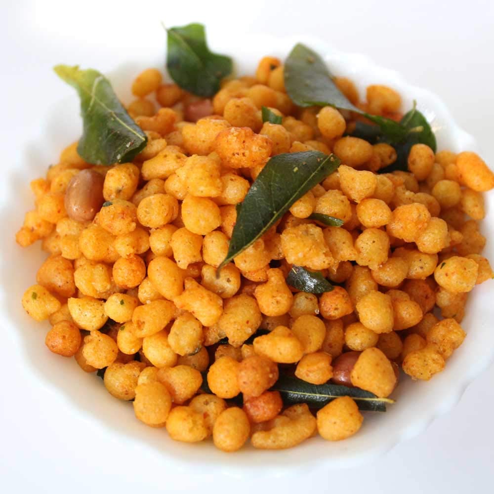 Sitara Foods Karam Boondi Spicy Snack Andhra Style Home Made 250 Grams pack