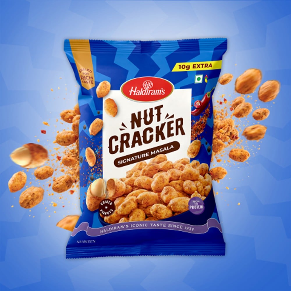 Haldiram's Crispy Crunchy Nut Cracker Peanut Namkeen