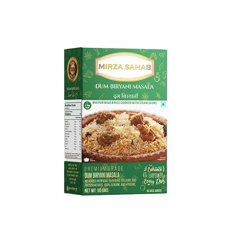Mirza Sahab Dum Biryani Masala|Ready-to-Cook Exotic Spice Blend