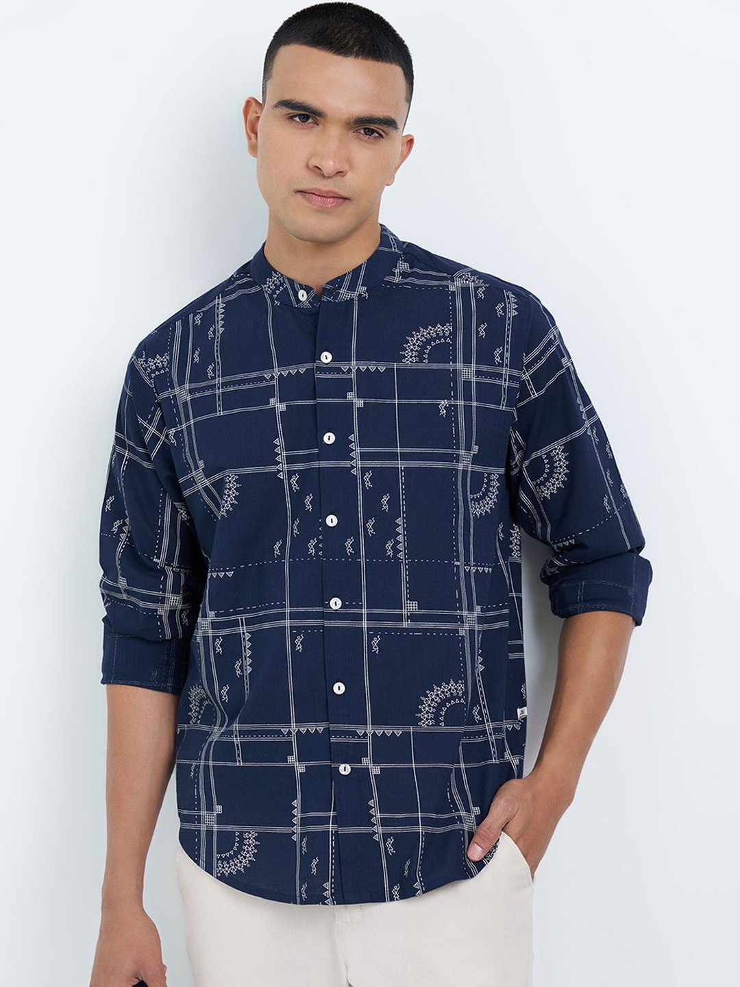 indus route by Pantaloons Men Printed Shirts