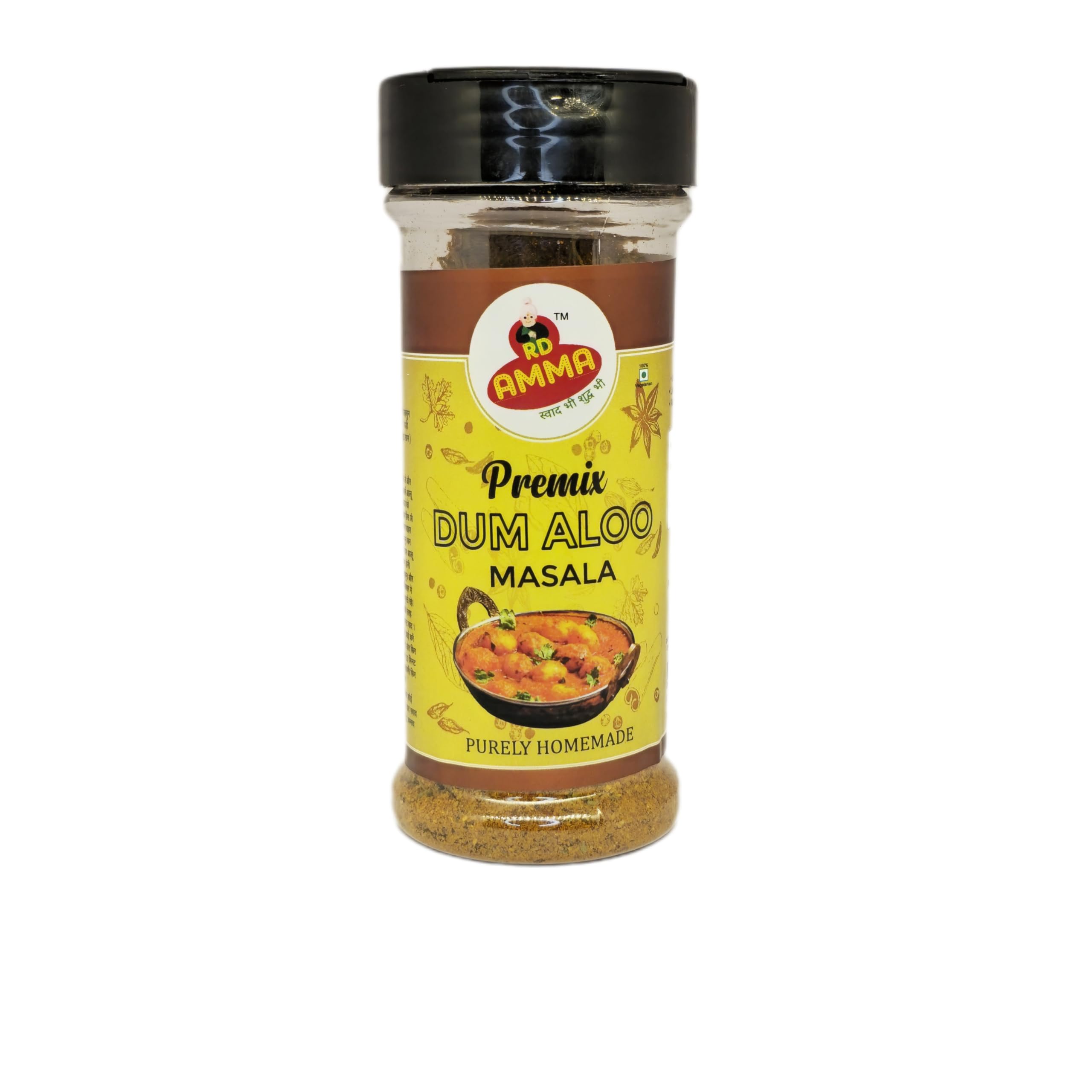 RD Amma Authentic Dum Aloo Premix Masala, Pure Homemade Blend