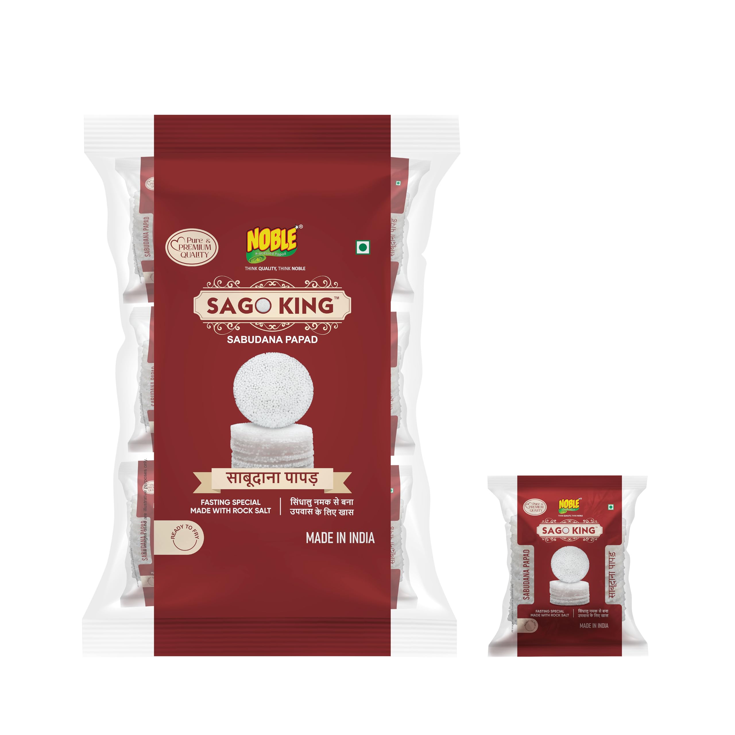 Noble SagoKing Sabudana Papad