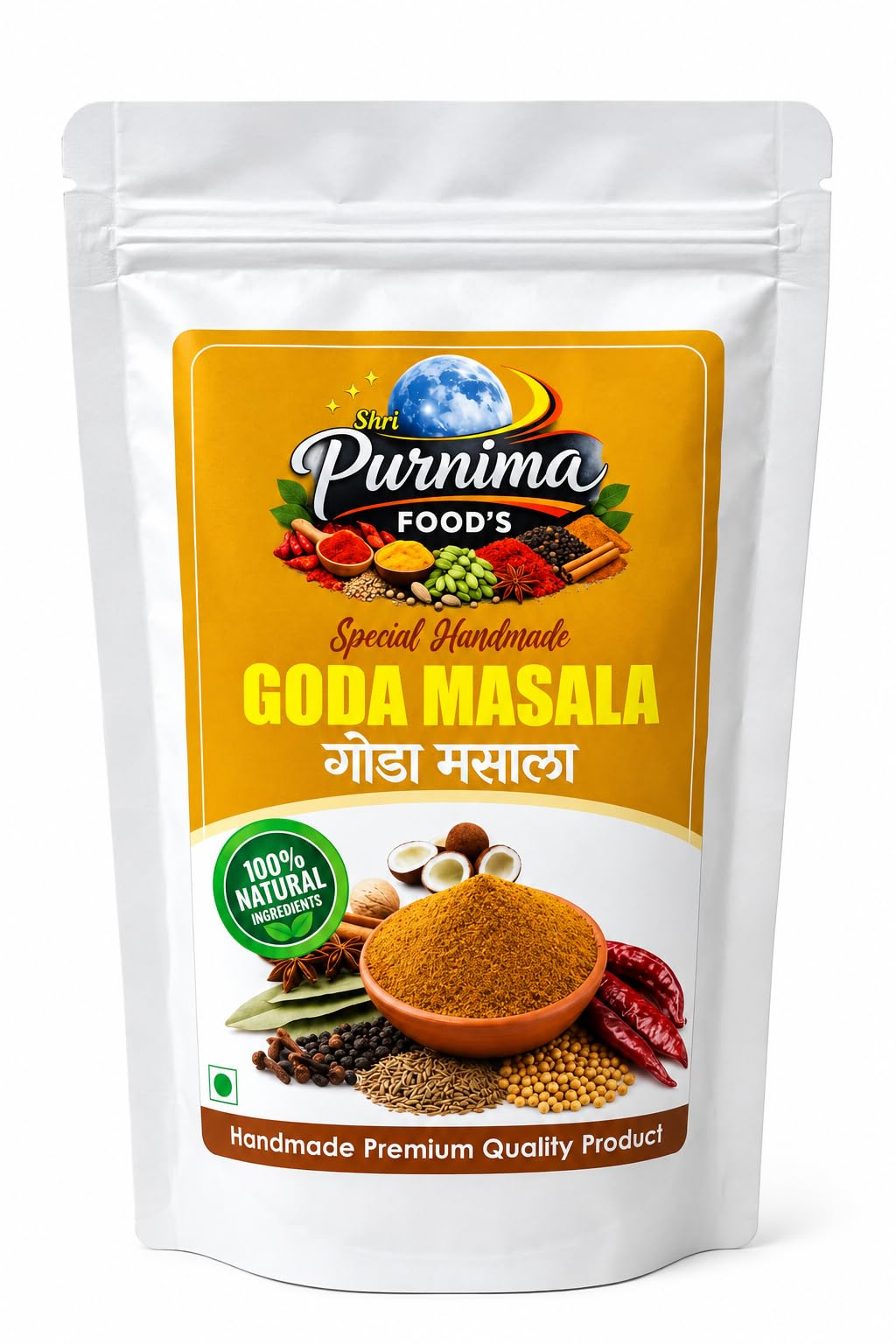 SHRI PURNIMA FOOD'S GODA MASALA Special Handmade premium Quality