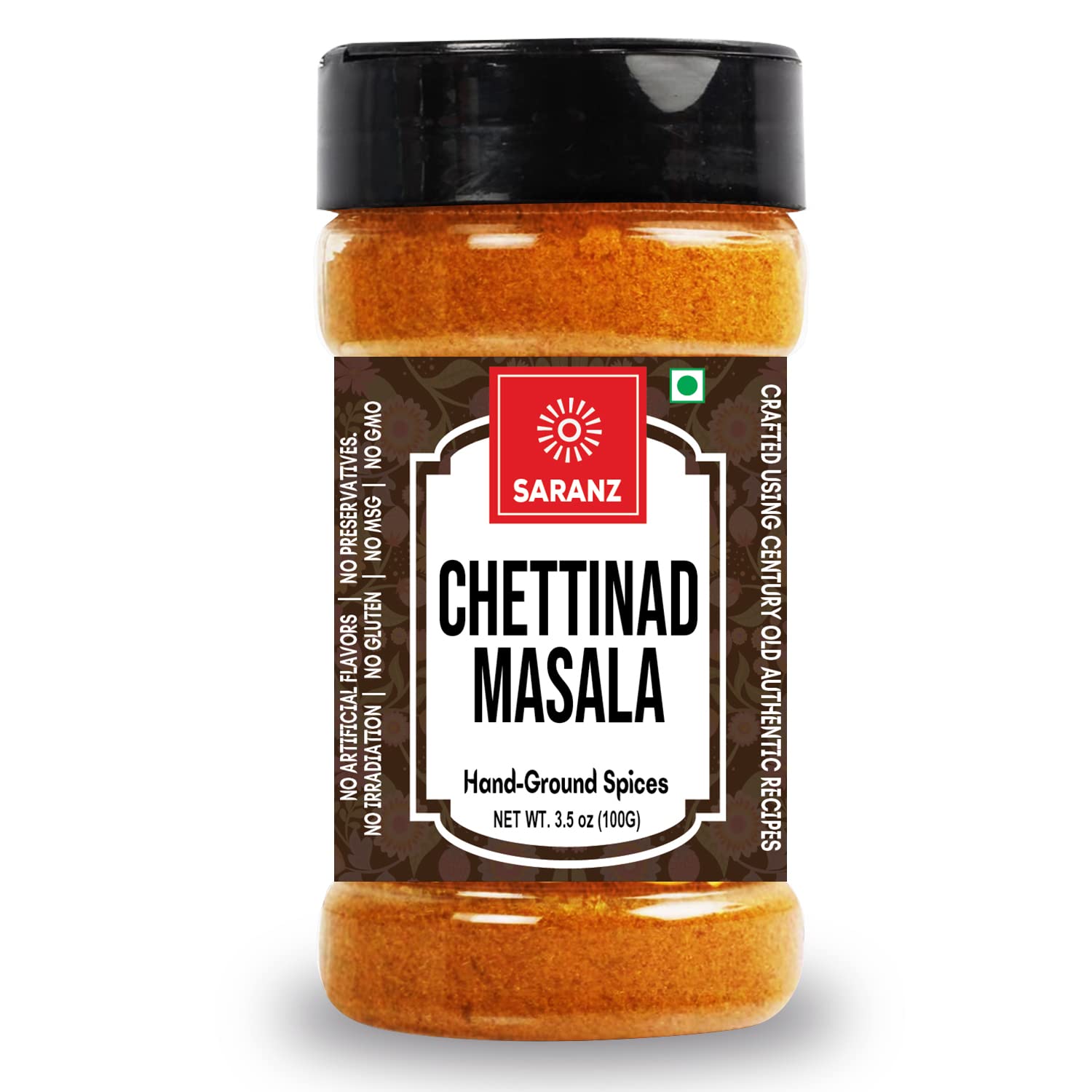 SARANZ Chettinad Masala Stone-Ground Spice Blend