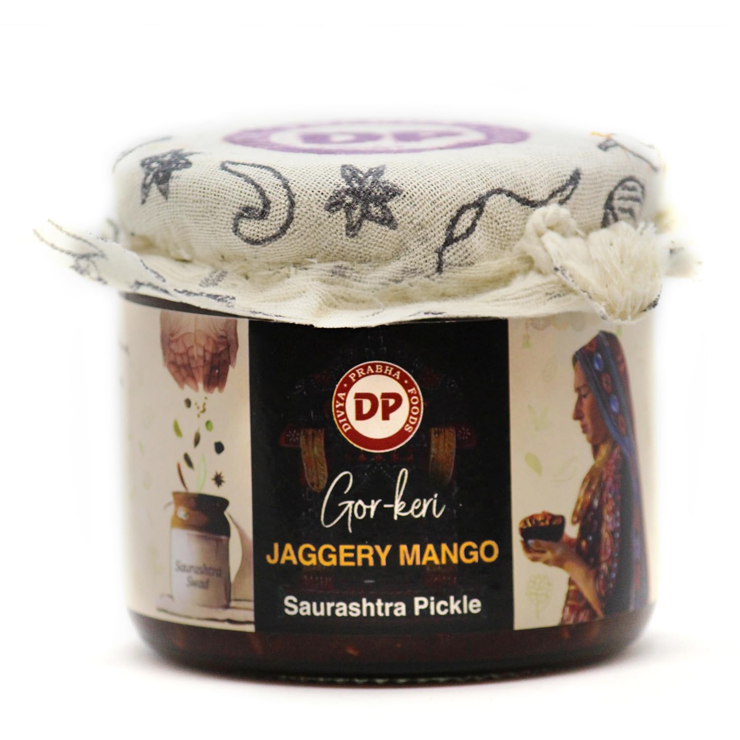 Divyaprabha Foods Saurashtra Special Gor-Keri (Jaggery-Mango) Pickle