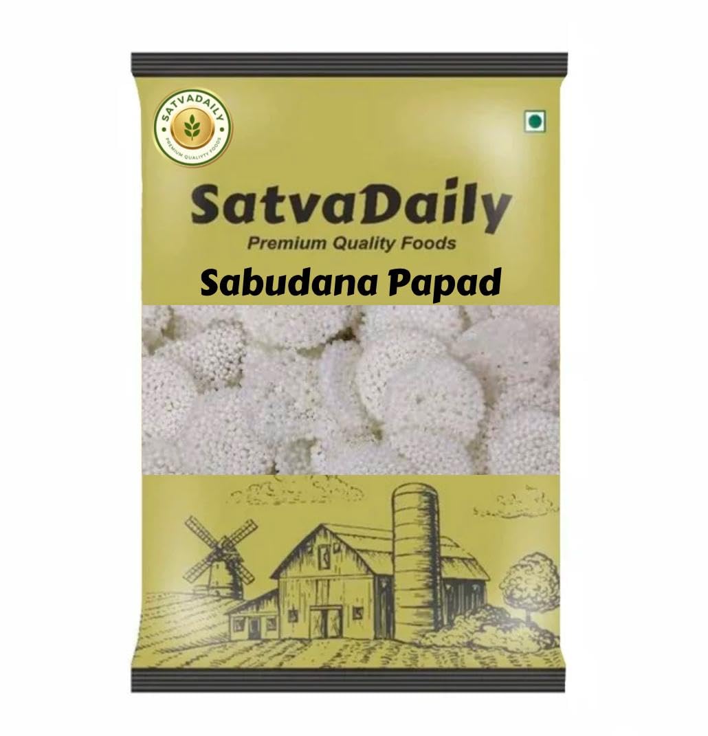 SatvaDaily Round Sabudana Papad