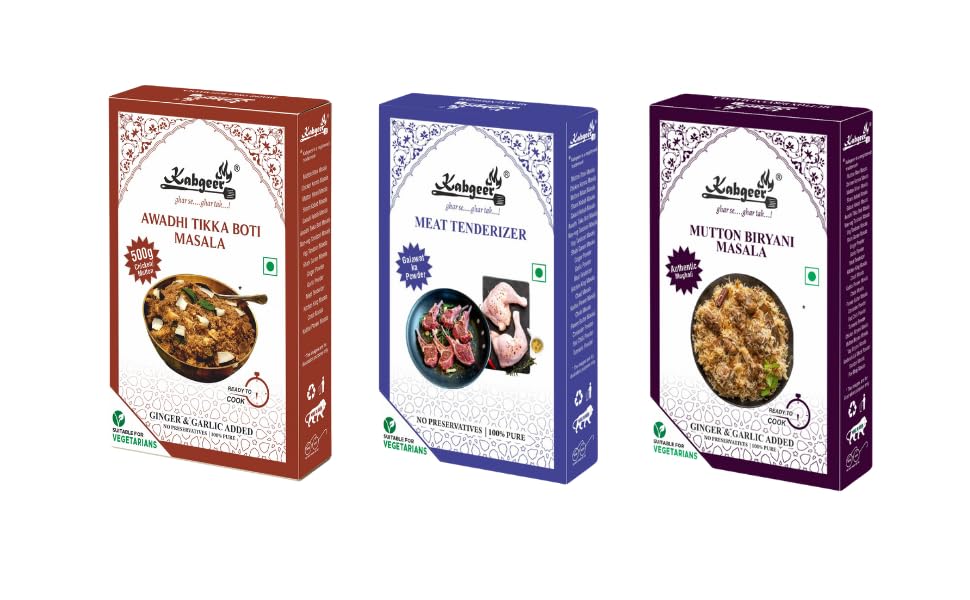 Kabgeer Mughlai Masala Combo 3x125g