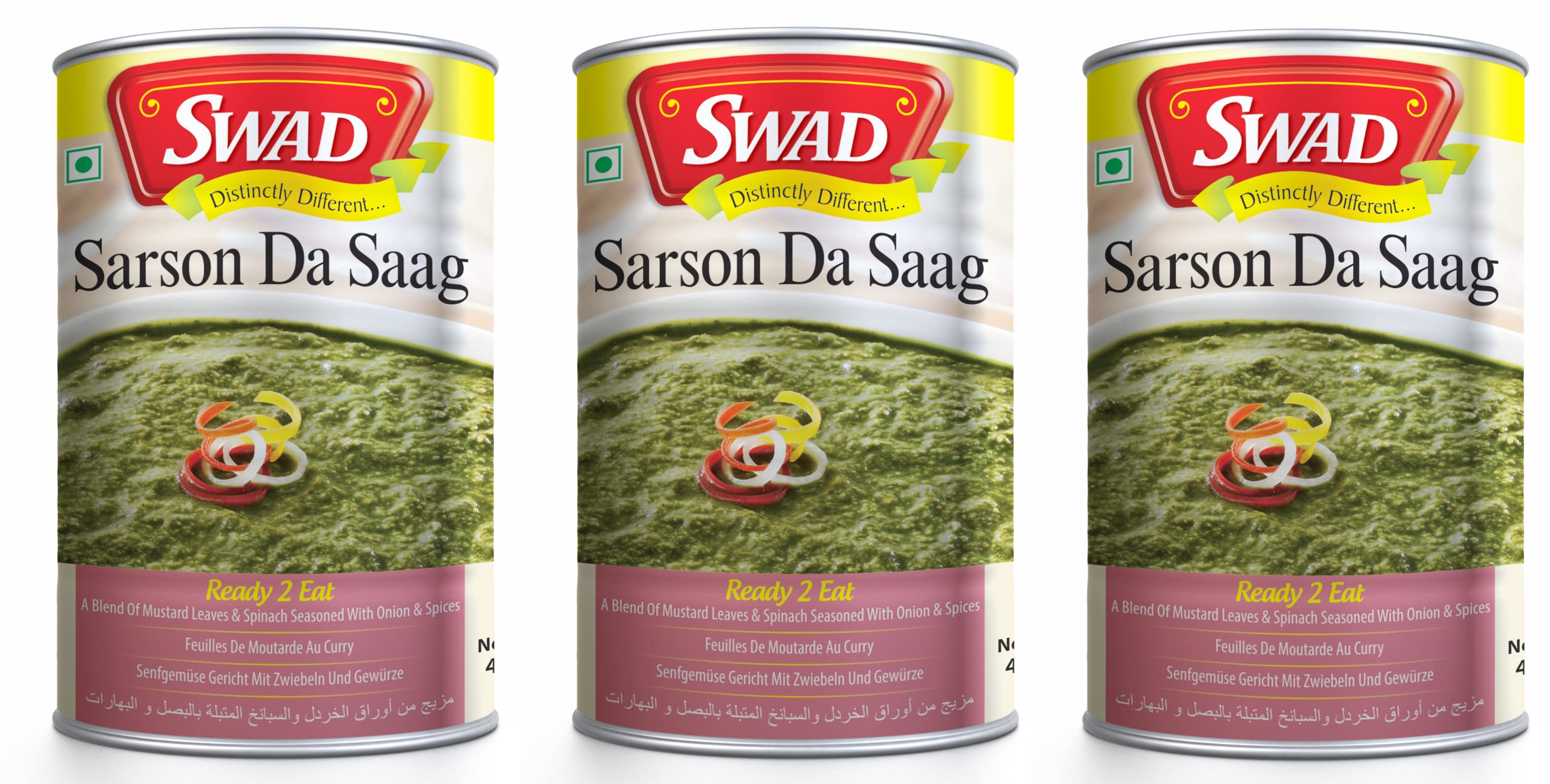 SWAD Sarson Da Saag Ready to Eat Punjabi Meal, Medium, 450 g