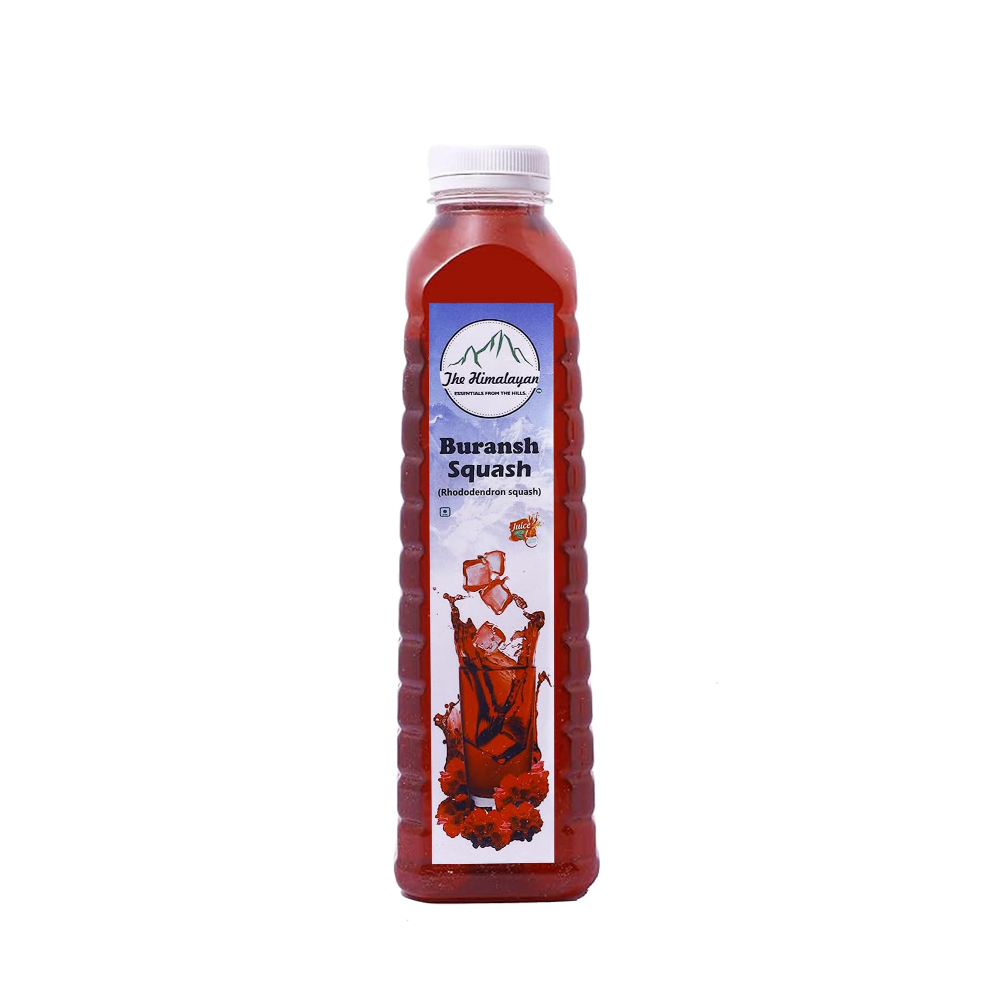 The Himalayan 100% Natural Buransh Red Flower Juice 750 ml Rich in Aroma