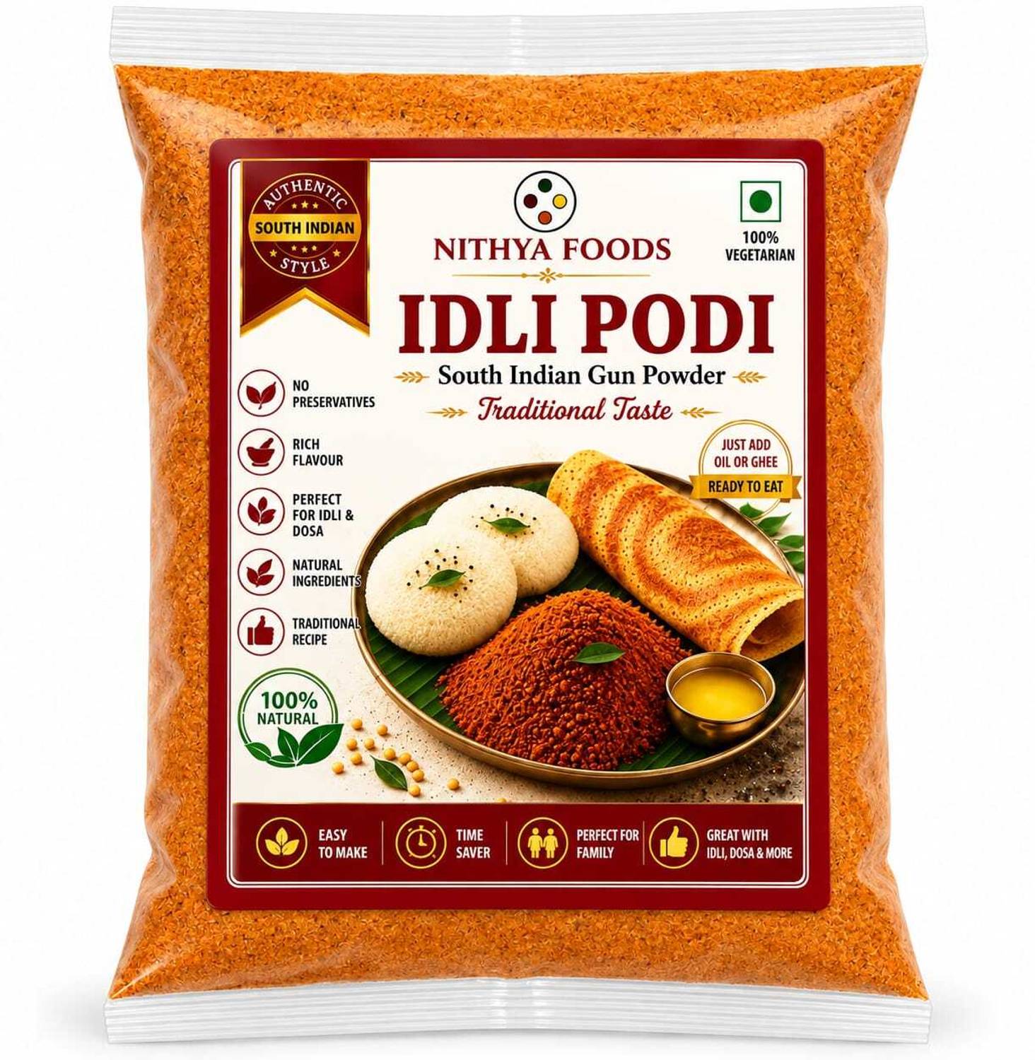 Nithya foods Traditional Idli Podi