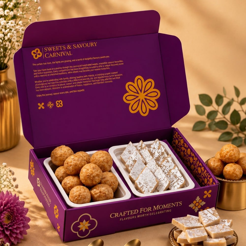 HyperFoods Kaju Katli & Dry Kachori Gift Pack