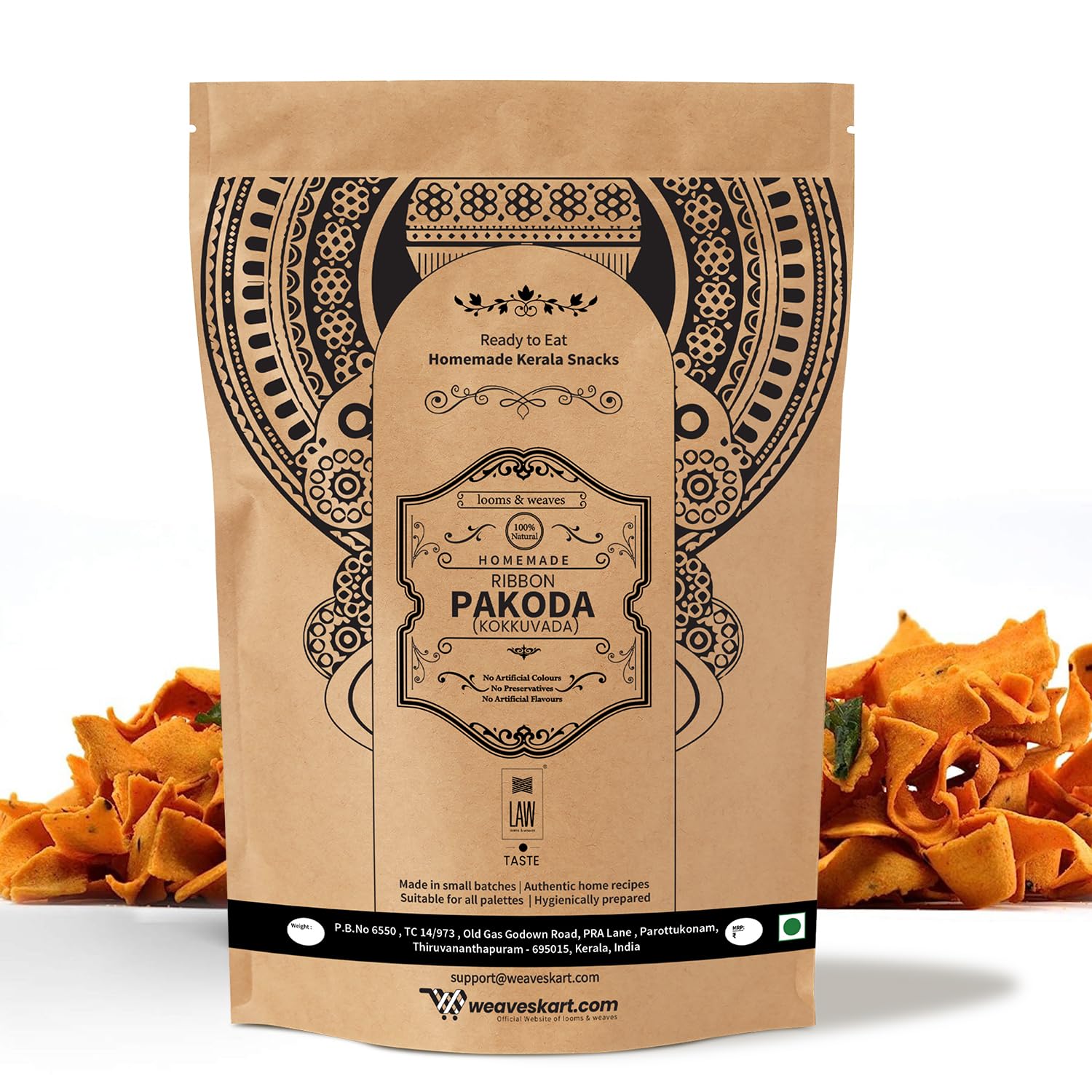 looms & weaves - Ready to eat Kerala Snacks Kokkuvada/ Ribbon Pakoda