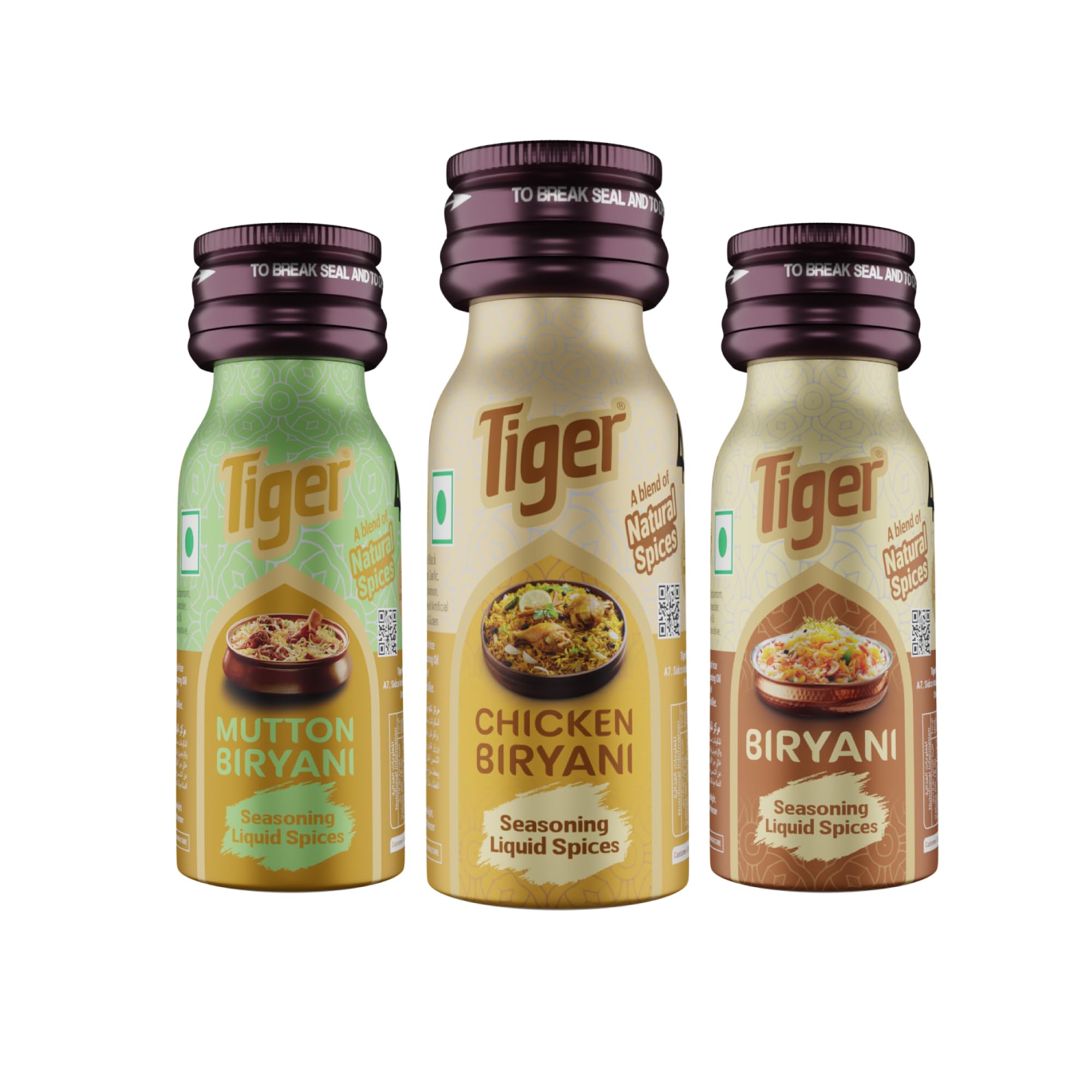 Tiger Chicken & Mutton Biryani Food Essence Combo (18ml Each