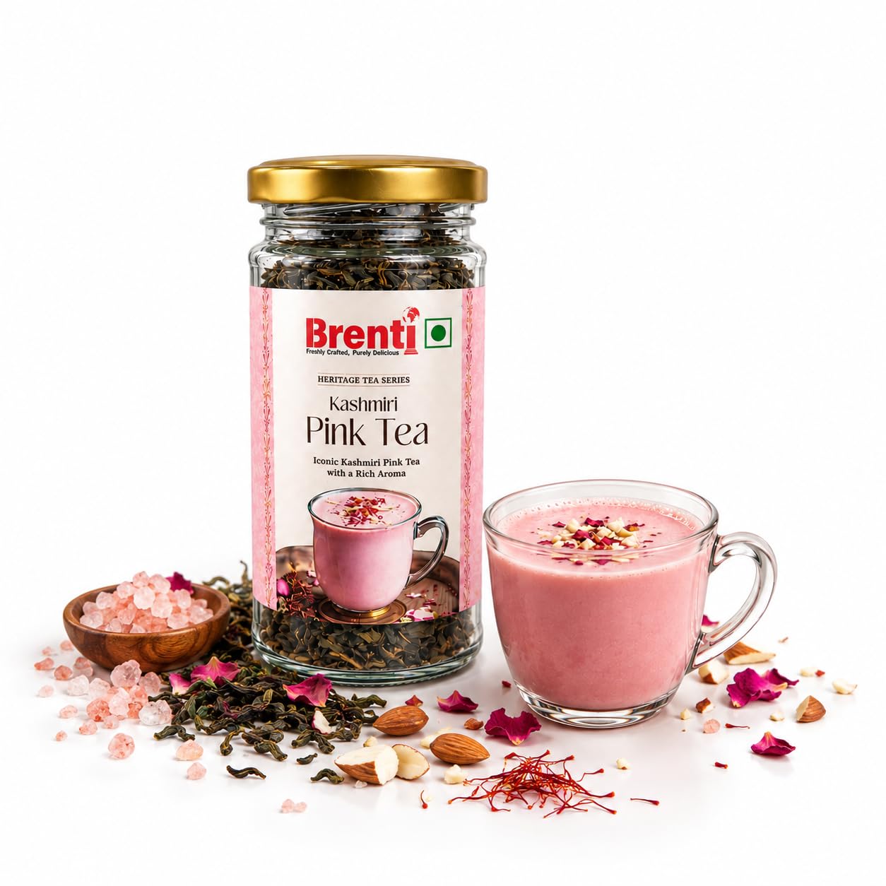 BRENTI Kashmiri Pink Tea Leaves