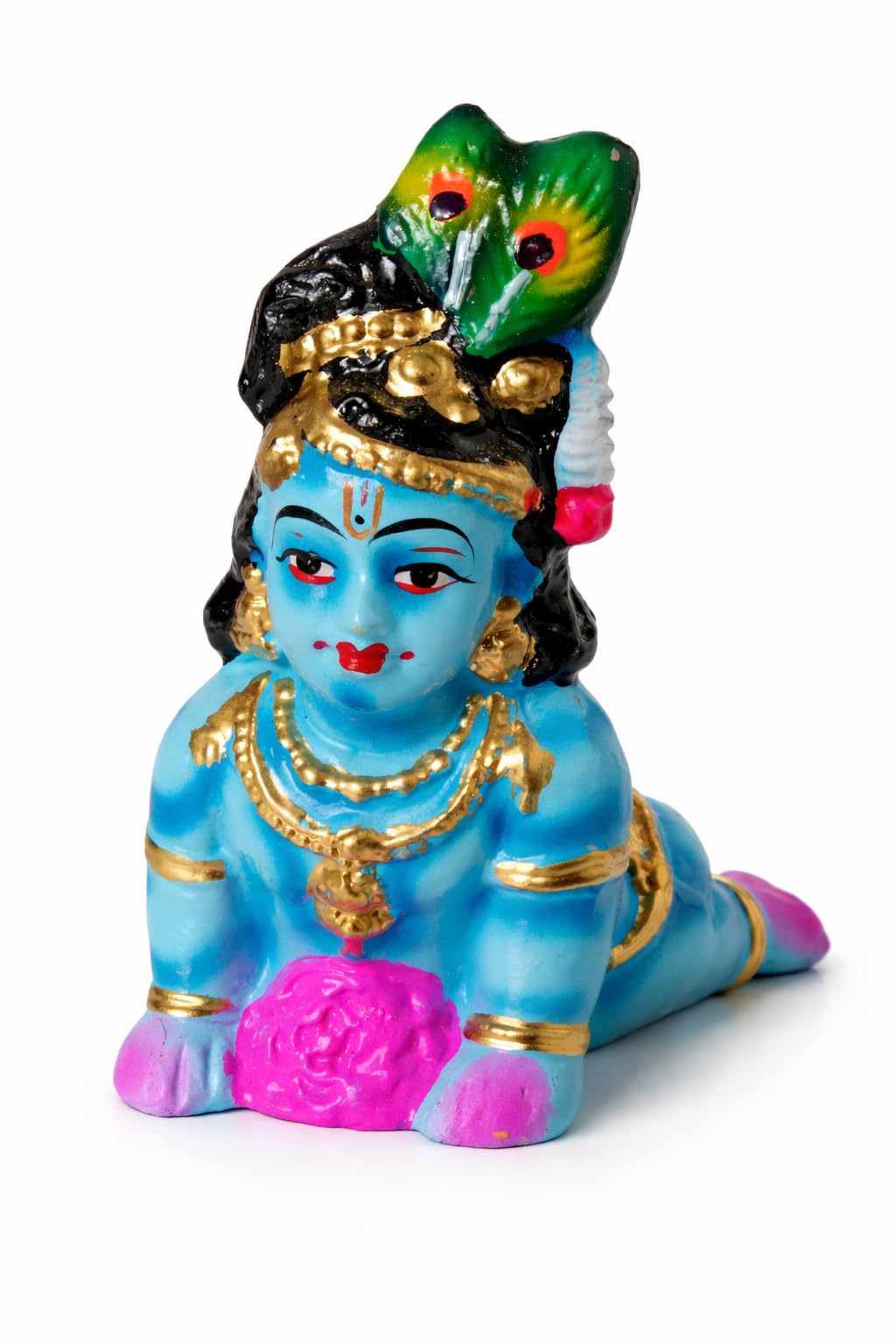 Little Krishna Clay Golu Doll
