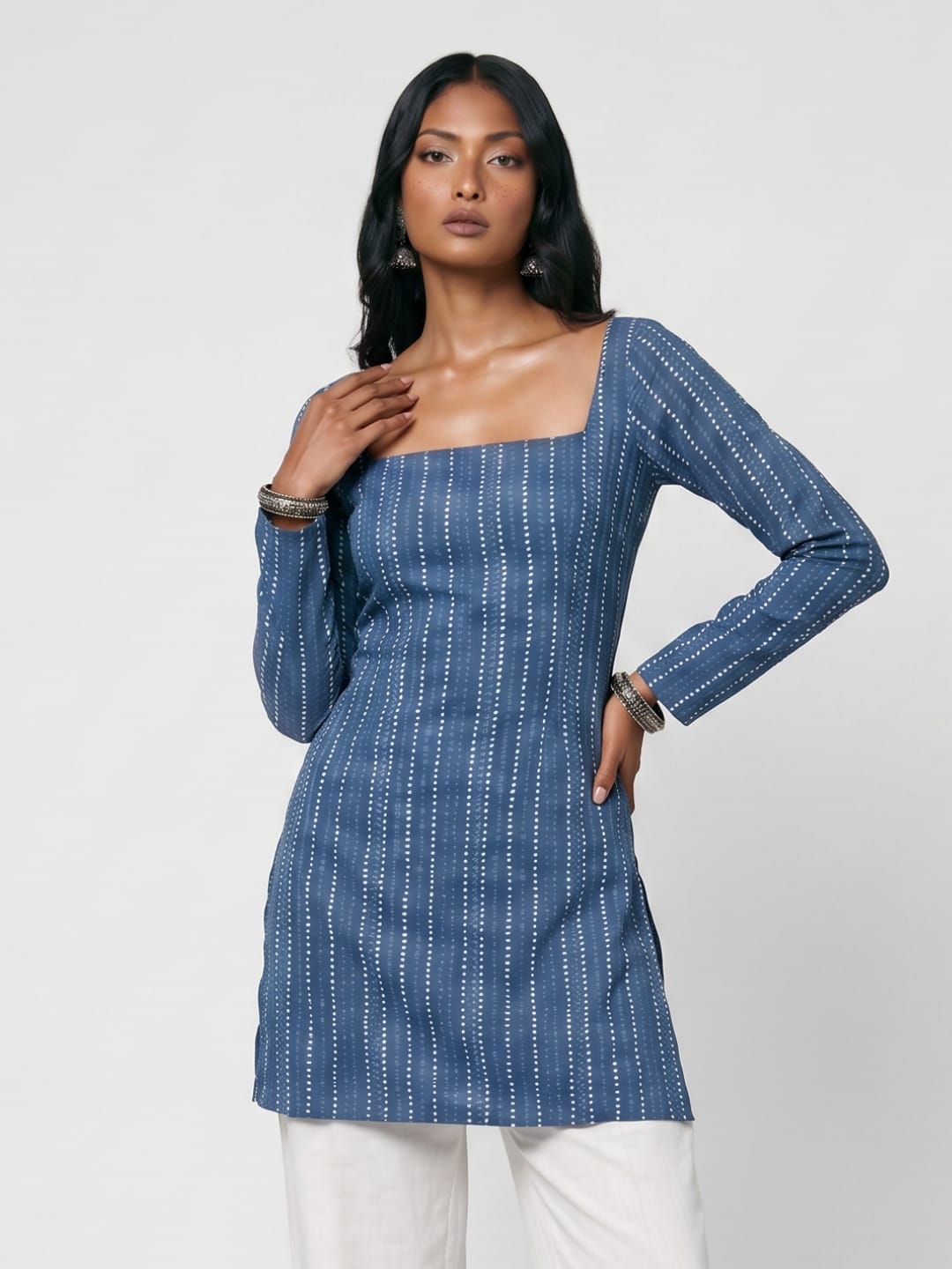 Ishita Sleeved Corset Kurti