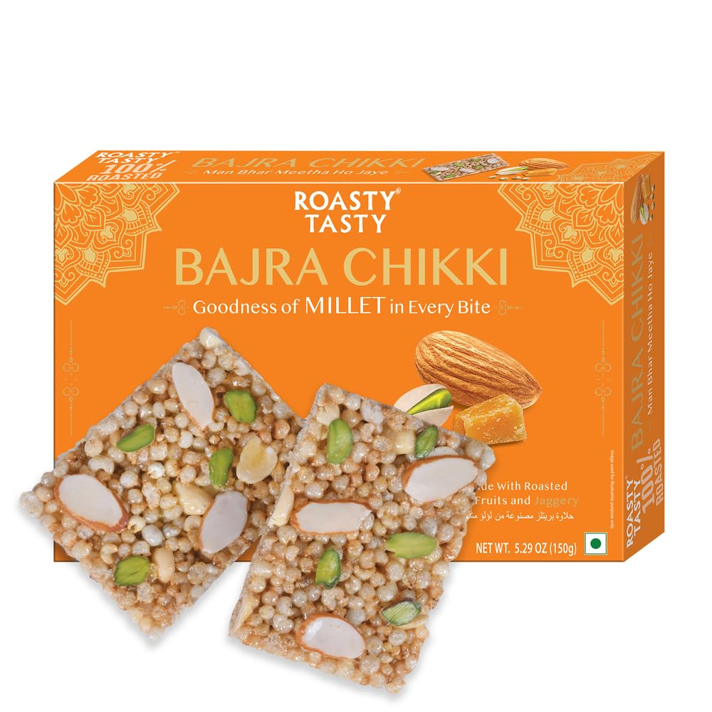 Roasty Tasty Pearl Millet Bars - Bajra Bite