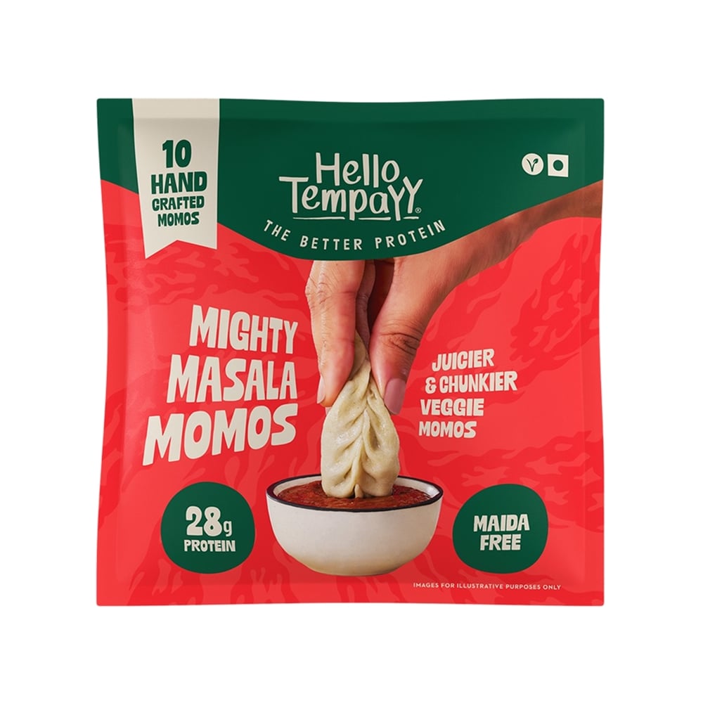 Hello Tempayy Mighty Masala Protein Veg Momos