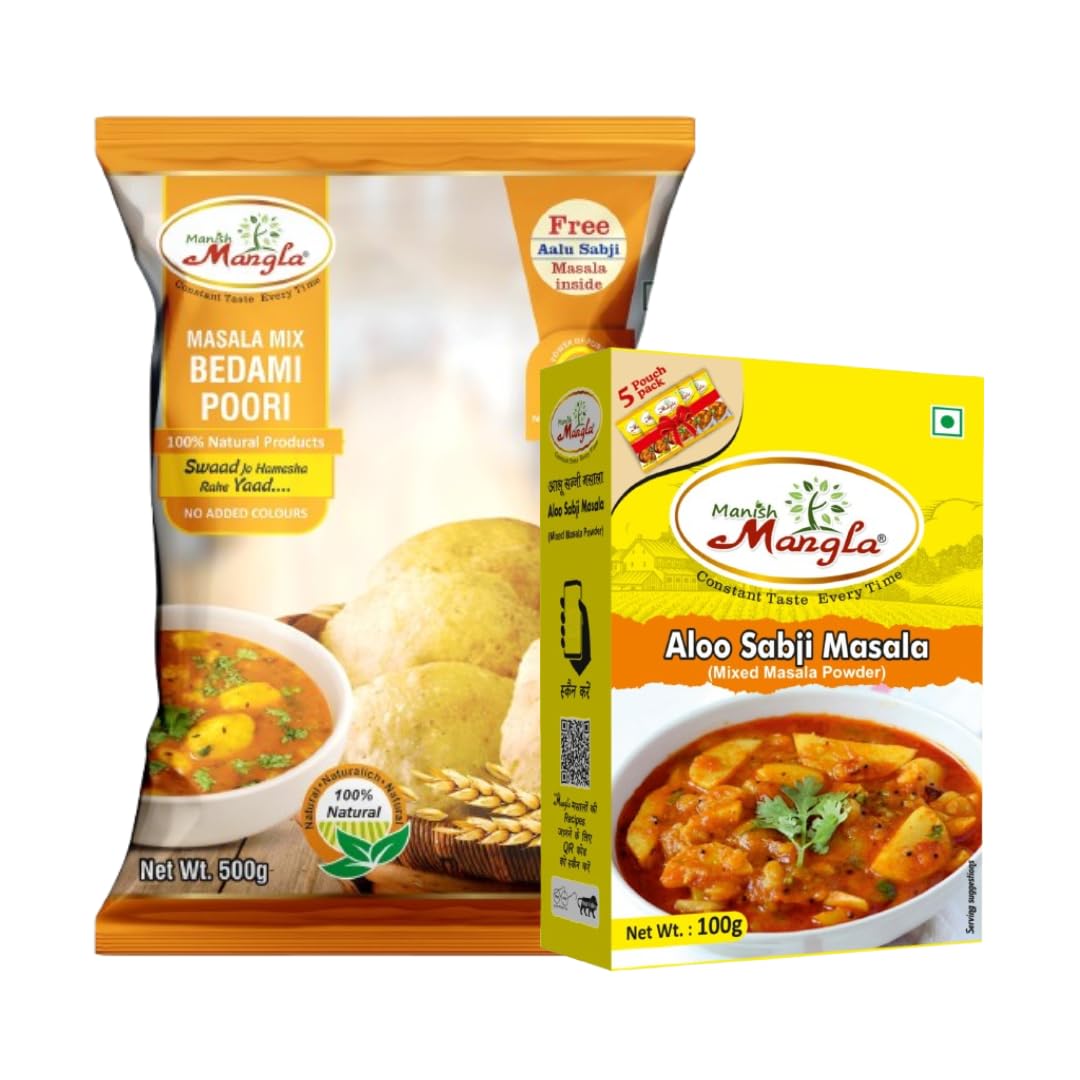 Aloo Puri Combo (Bedmi Puri + Aloo Sabzi Masala)