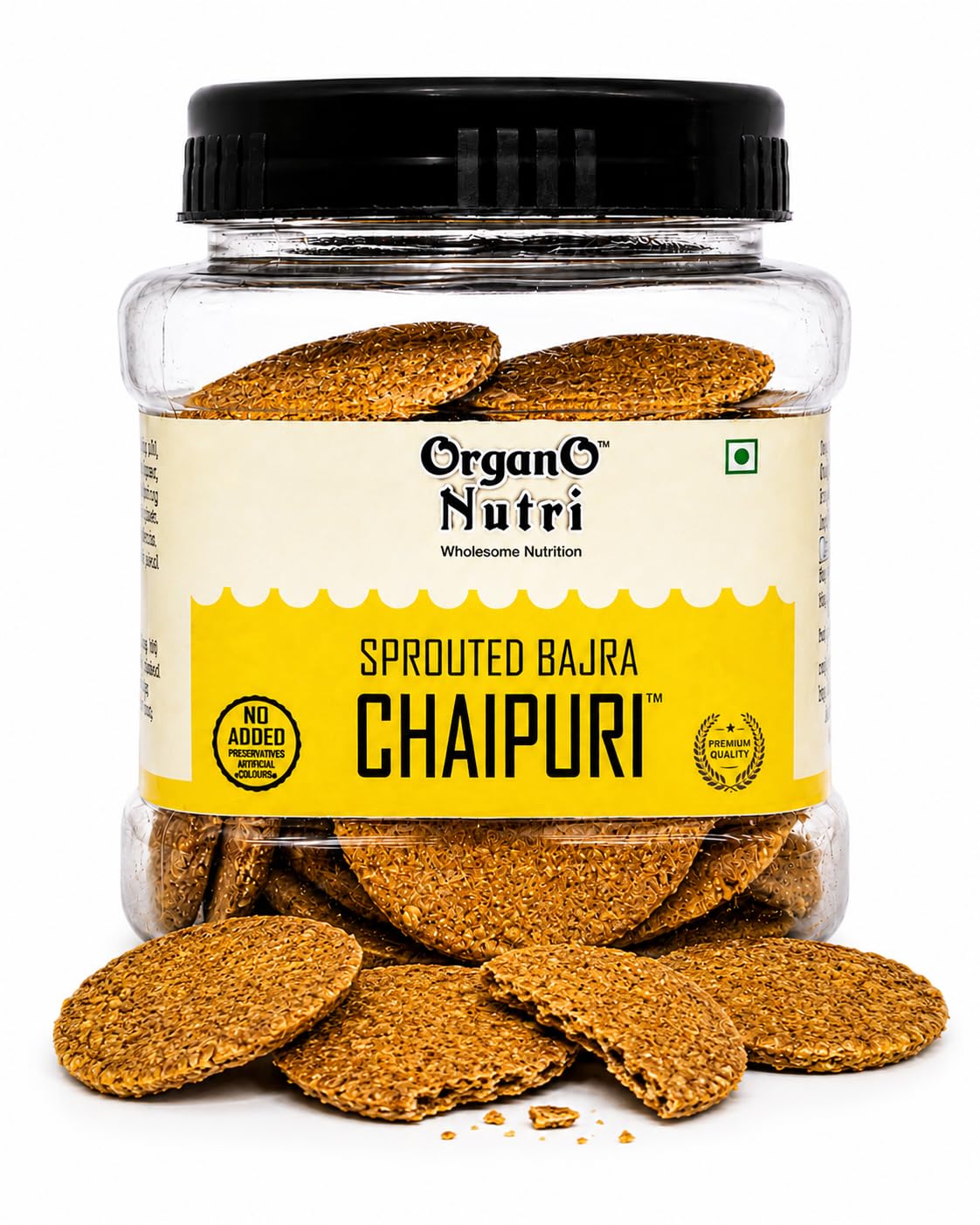 OrganoNutri Sprouted Bajra Chaipuri