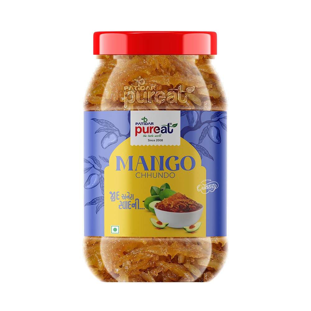 Patidar Pureat Mango Chhundo 1 Kg – Traditional Gujarati Sweet Mango Achar