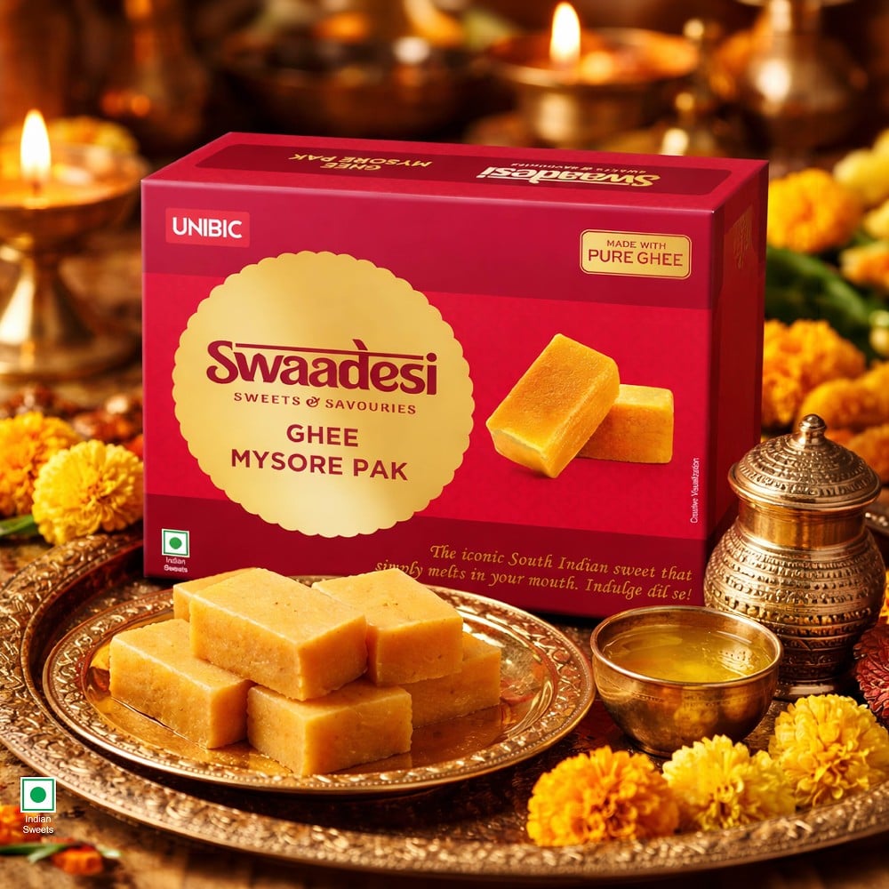 Ghee Mysore Pak by Unibic Swaadesi