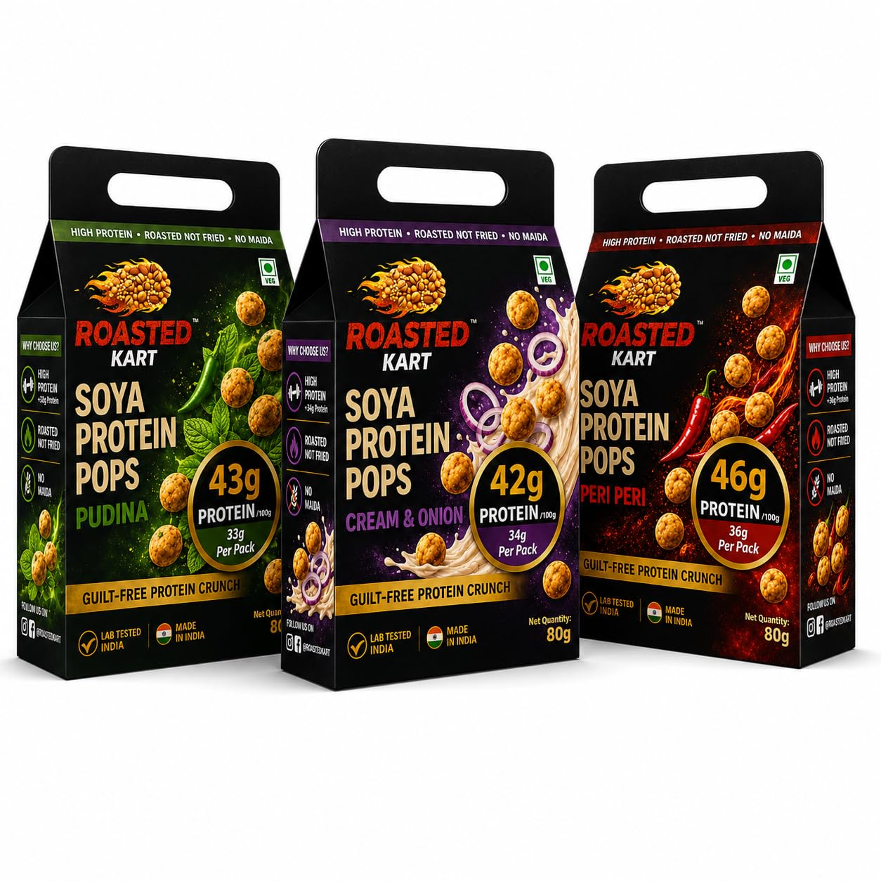 RoastedKart Soya Protein Pops