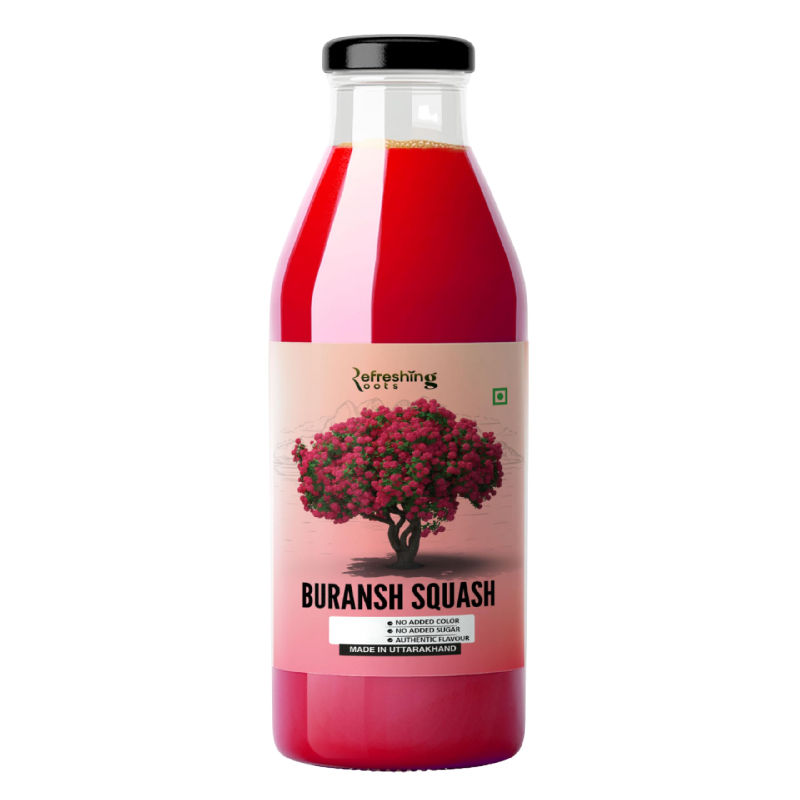 Refreshing Roots Buransh Juice, No Added Colour, Added Honey, Authentic Himalayan Flavour