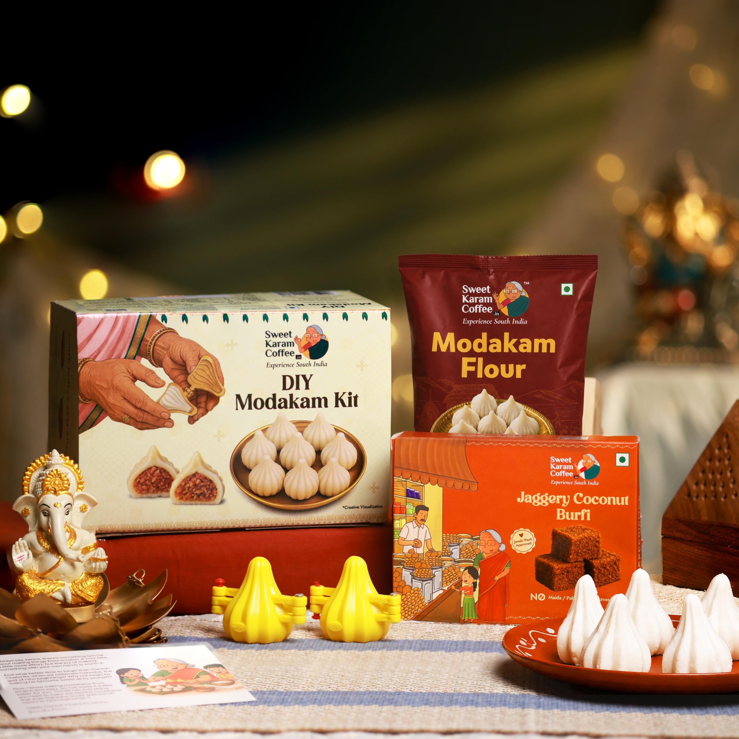 Sweet Karam Coffee DIY Modakam Kit