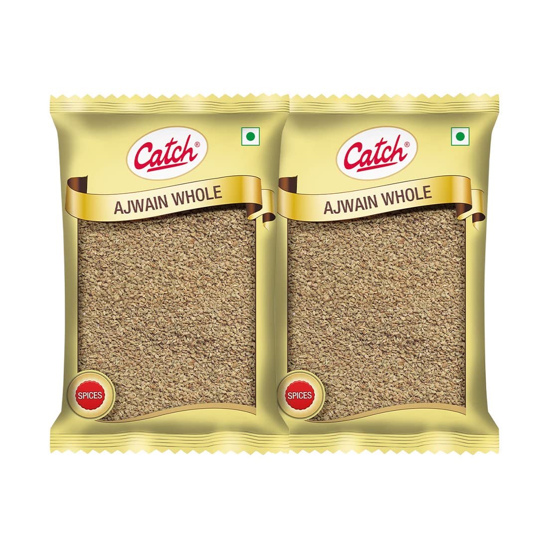 catch Ajwain Whole(Carom Seed)Cardamom 100 Gm - Pack Of 2 - Whole Pack