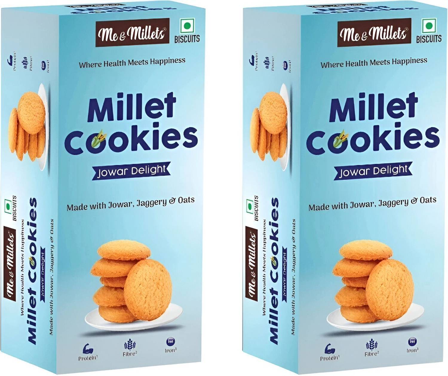 ME & MILLETS Jowar Delight Cookies, Millets Biscuits, Millets Cookies