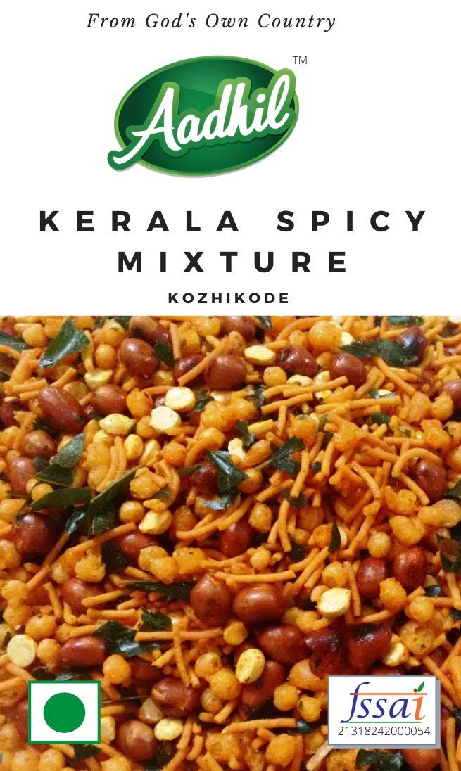 Aadhil® Kerala Traditional Spicy Namkeen Mixture Snack