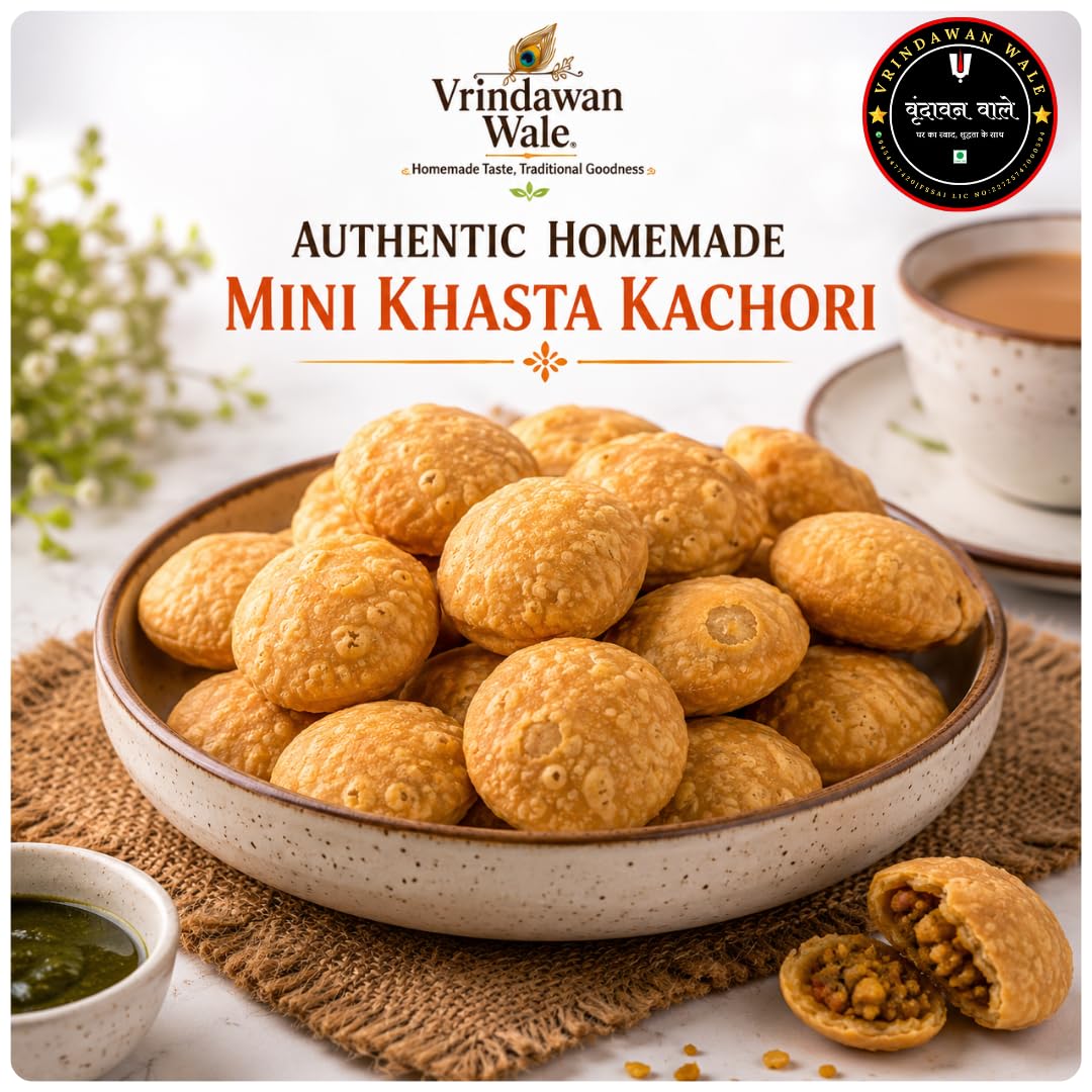 Vrindawan Wale Homemade Mini Khasta Hing Kachori