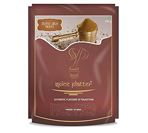 Spice Platter Bhuna Jeera Powder 400g, Roasted (Zeera) Cumin, Roasted Jira - Coarse Ground Pure Cumin