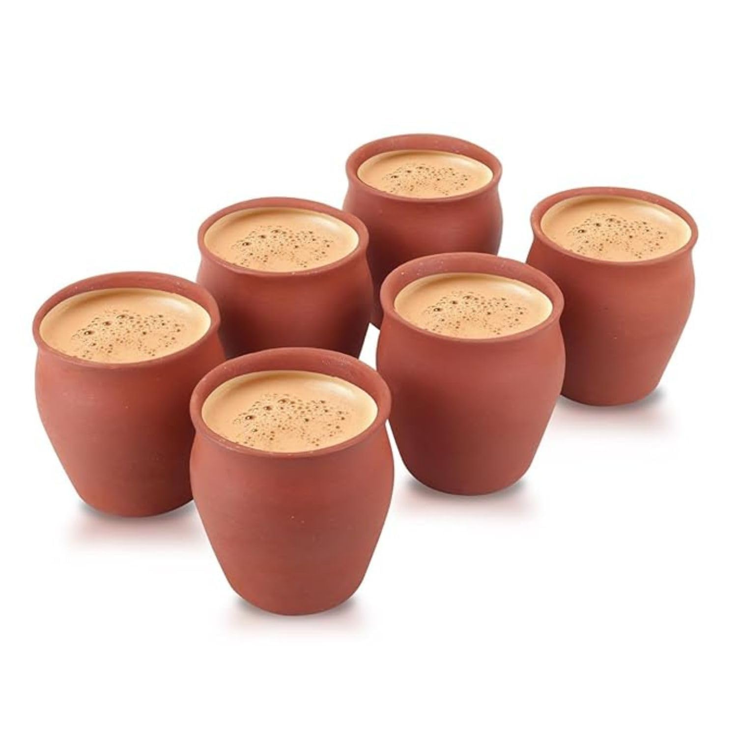 Set of 6 Eco-Friendly Kullad Tea Cups